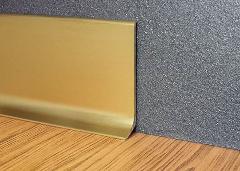 Garis Skirting Papan Stainless Steel Dipoles Stainless Steel Baseboard Skirting