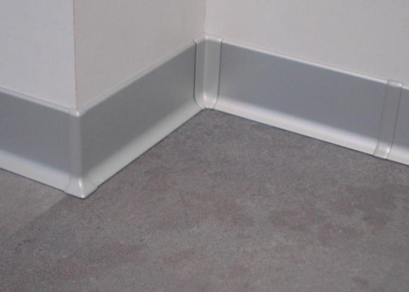 Waterpoof Stainless Steel Klip Di Papan Skirting Papan Skirting Ubin Kamar Mandi
