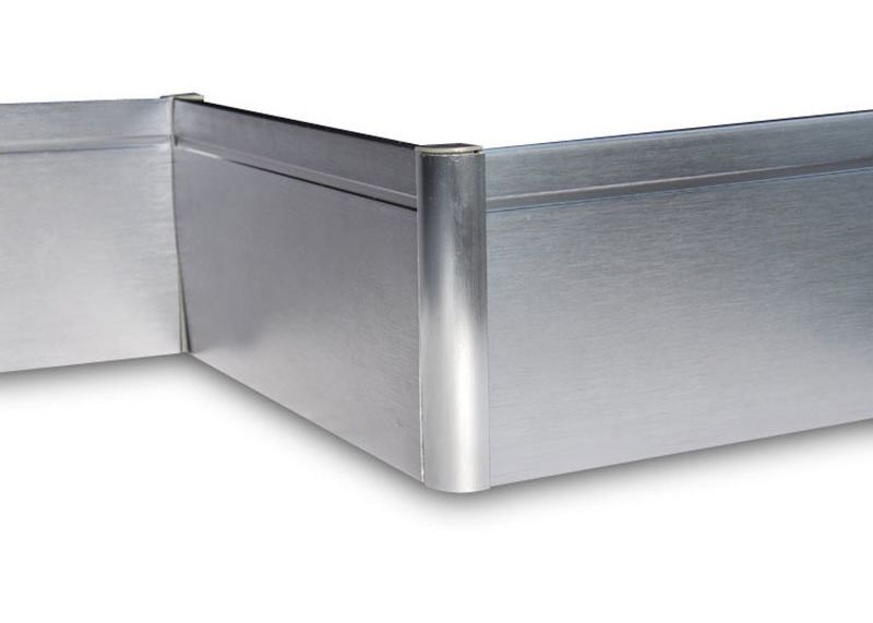 Waterpoof Stainless Steel Klip Di Papan Skirting Papan Skirting Ubin Kamar Mandi
