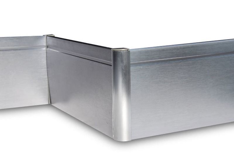 Kitchen Brushed Aluminium Skirting Aluminium Plinth Skirting Board