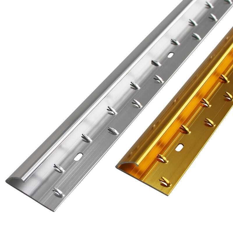 Aluminium Metal Carpet Edge Trim 10mm Transition Strip Door Threshold