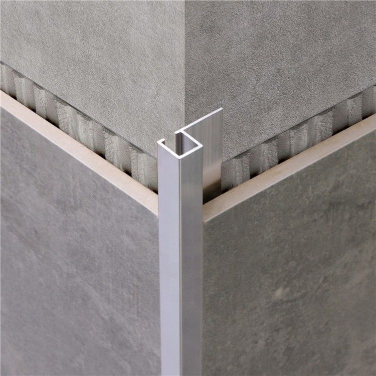 25mm Aluminium Tile Trim Dipoles Aluminium Corner Tile Trim