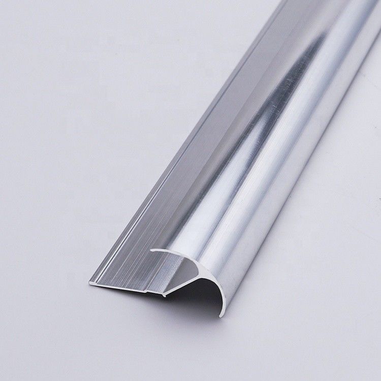 6mm Aluminium Brushed Chrome Tile Trim Elektroforesis