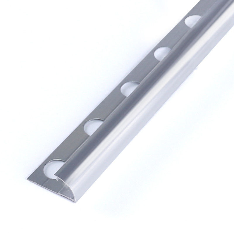 SGS 10mm Anodized Metal Edge Trim Untuk Ubin Keramik 1.8m