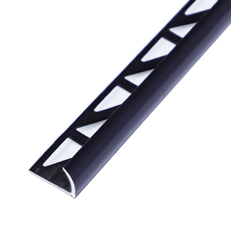 SGS 10mm Anodized Metal Edge Trim Untuk Ubin Keramik 1.8m