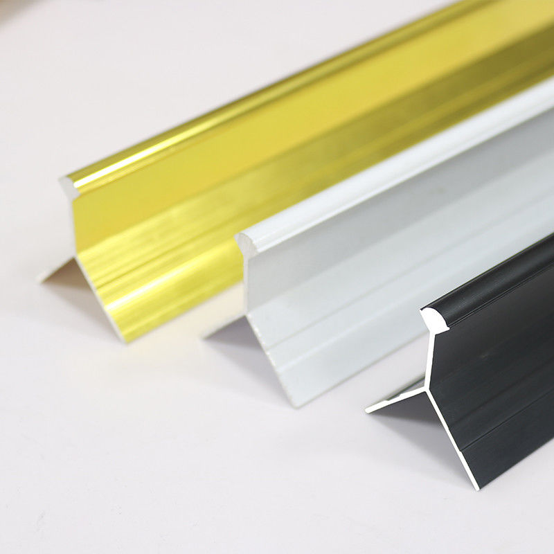 Manik-manik Aluminium 5mm Untuk Ubin Ubin Keramik Garis Sudut Eksternal Trim