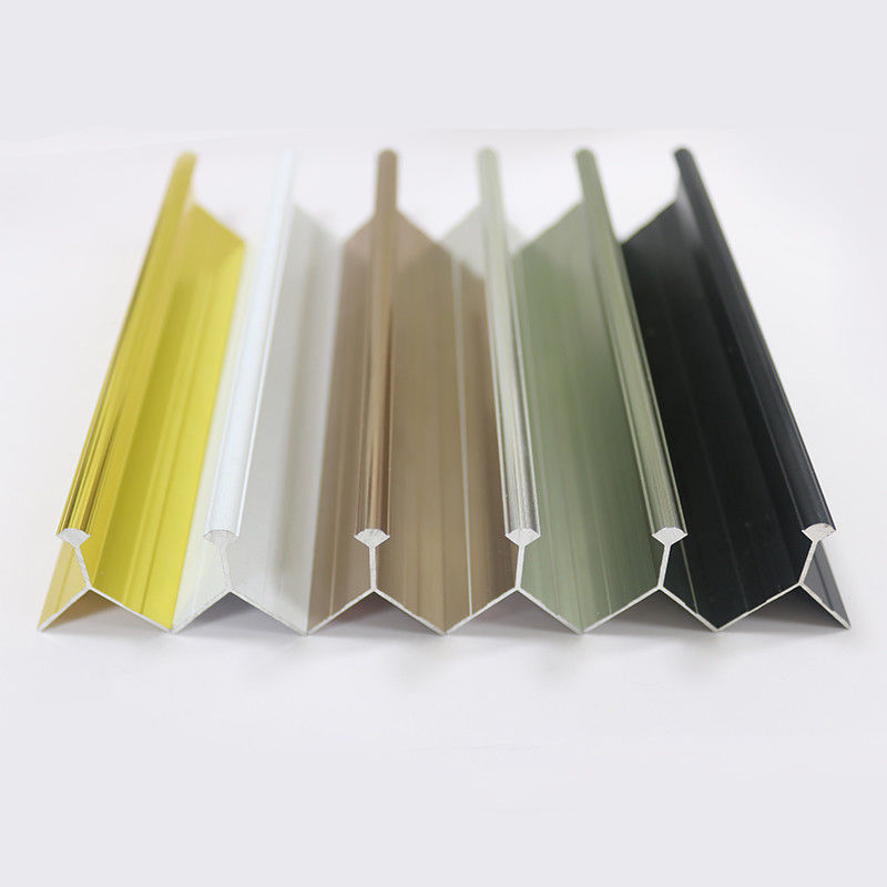 Manik-manik Aluminium 5mm Untuk Ubin Ubin Keramik Garis Sudut Eksternal Trim