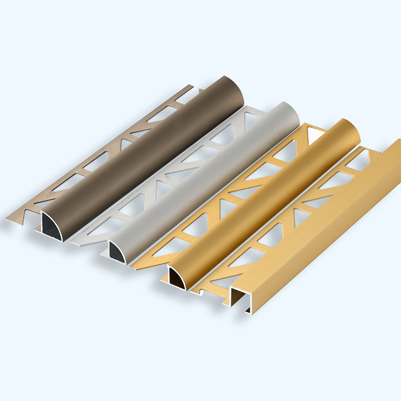 Sikat Emas 10mm Chrome Round Edge Tile Trim Dekorasi