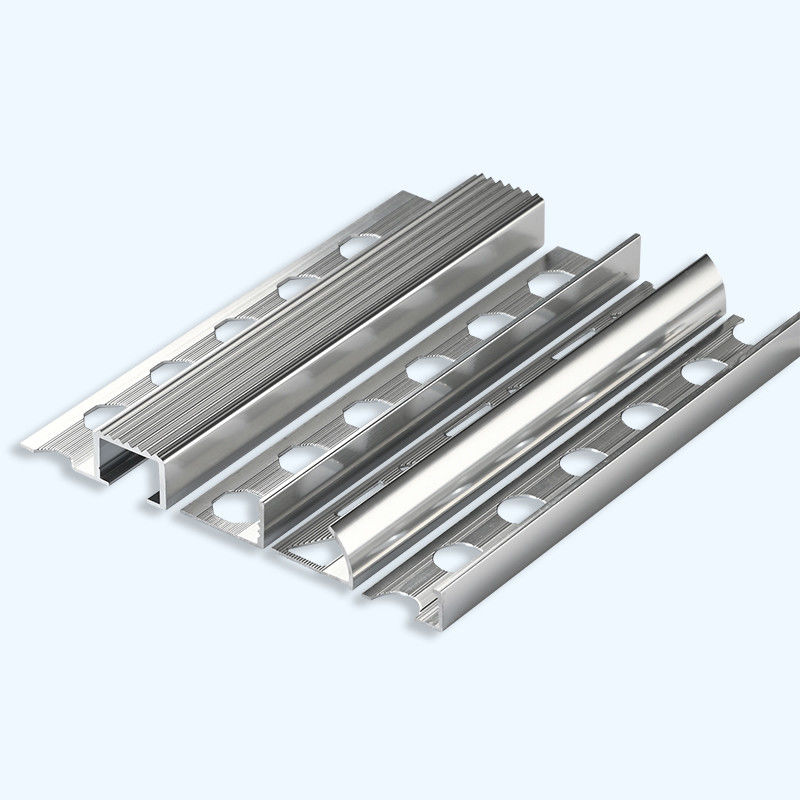 Sikat Emas 10mm Chrome Round Edge Tile Trim Dekorasi