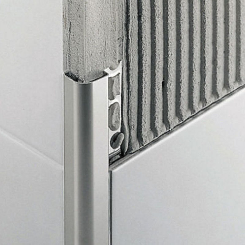 Aksesoris Ubin Trim Ubin Stainless Steel Untuk Hiasan Dinding SS201 Strip Ubin Keramik