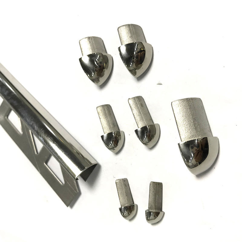 Aksesoris Ubin Trim Ubin Stainless Steel Untuk Hiasan Dinding SS201 Strip Ubin Keramik