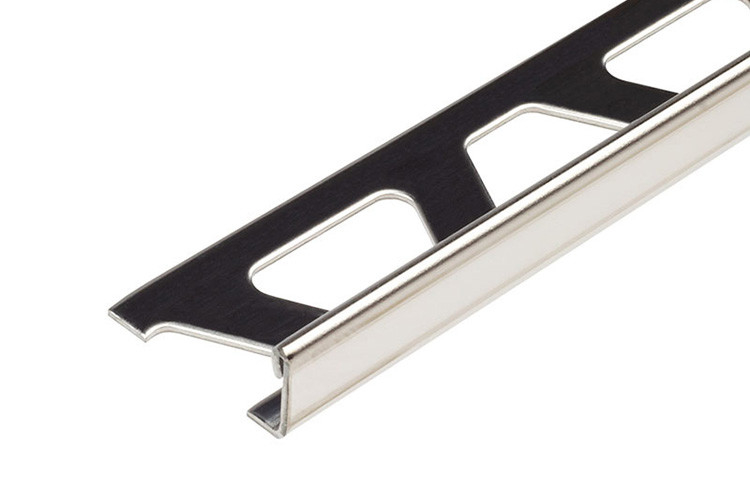 Trim Ubin Stainless Steel Berbentuk L Untuk Klub Pusat Perbelanjaan