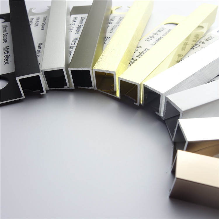 Perlindungan Anti Tabrakan Aluminium Tile Trim Untuk Tepi Sudut Dinding Rumah
