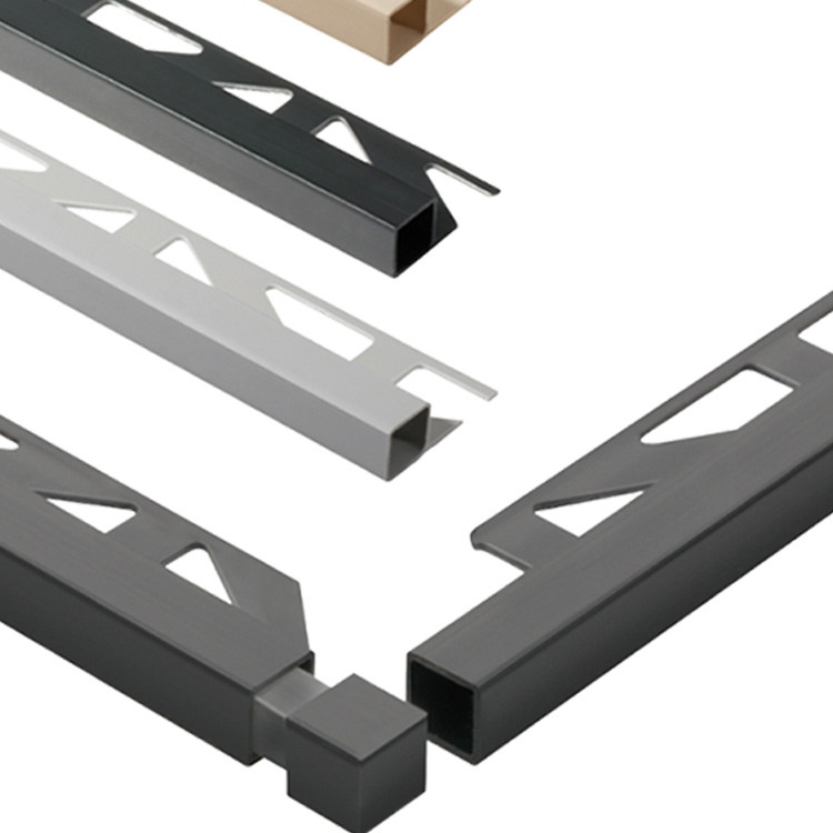 Perlindungan Anti Tabrakan Aluminium Tile Trim Untuk Tepi Sudut Dinding Rumah