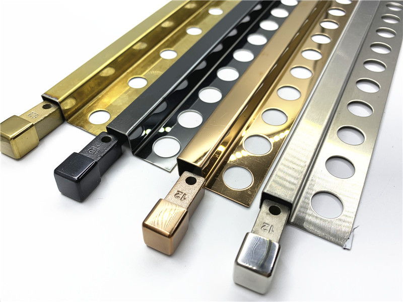 Perlindungan Anti Tabrakan Aluminium Tile Trim Untuk Tepi Sudut Dinding Rumah