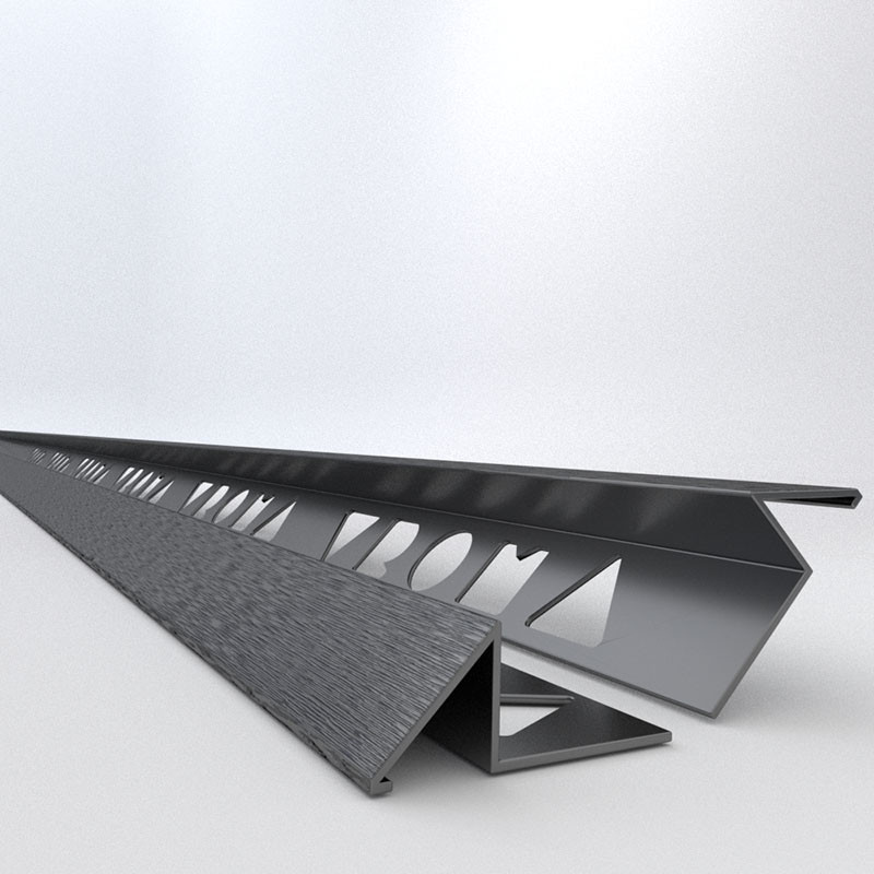 Triangle Aluminium Tile Corner Trim Aluminium Square Edge Tile Trim Chrome Tile Trim