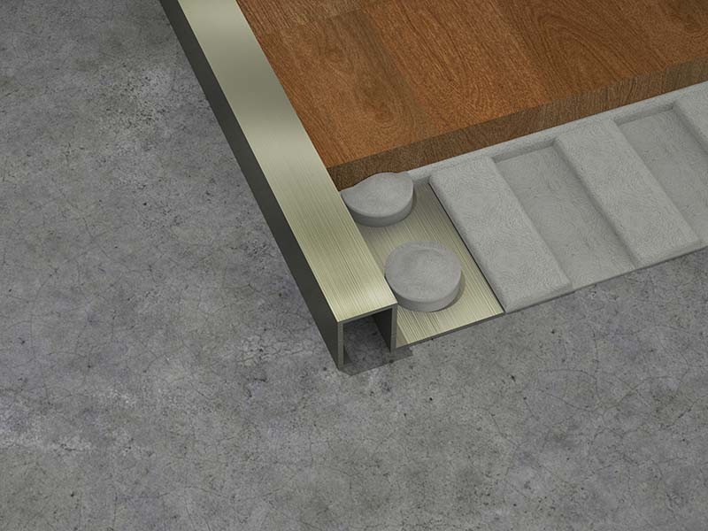 1.8m Stainless Steel Square Edge Tile Trim Fireproof Corner Tile Edge Trim