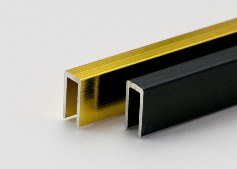 Wholesale Luxurious Design Aluminium U Shape Edge Protection Aluminium Ceramic Tile Trim Metal Tile Profile