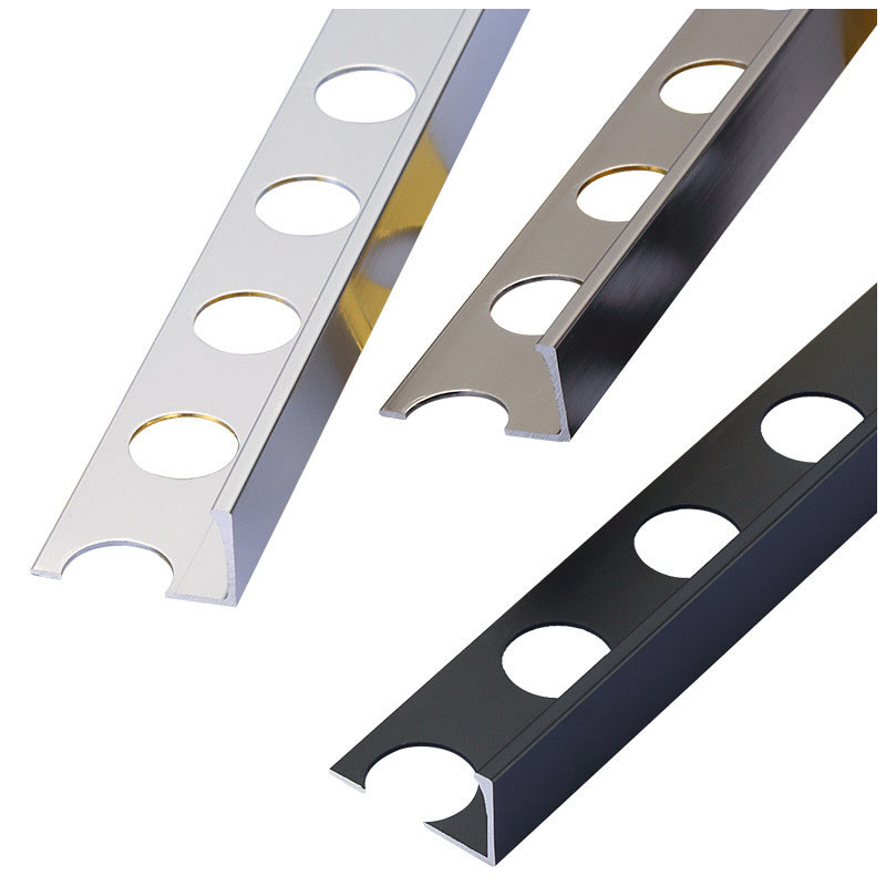 Factory Wholesale Anodized Tile Accessories Aluminum T Shaped Ceramic Tile Edge Trim Line Strip