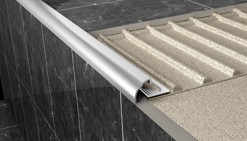 Aluminum Extrusion Profile Tile Trim Strips Ceramic Decorative Tile Edge Corner Trim